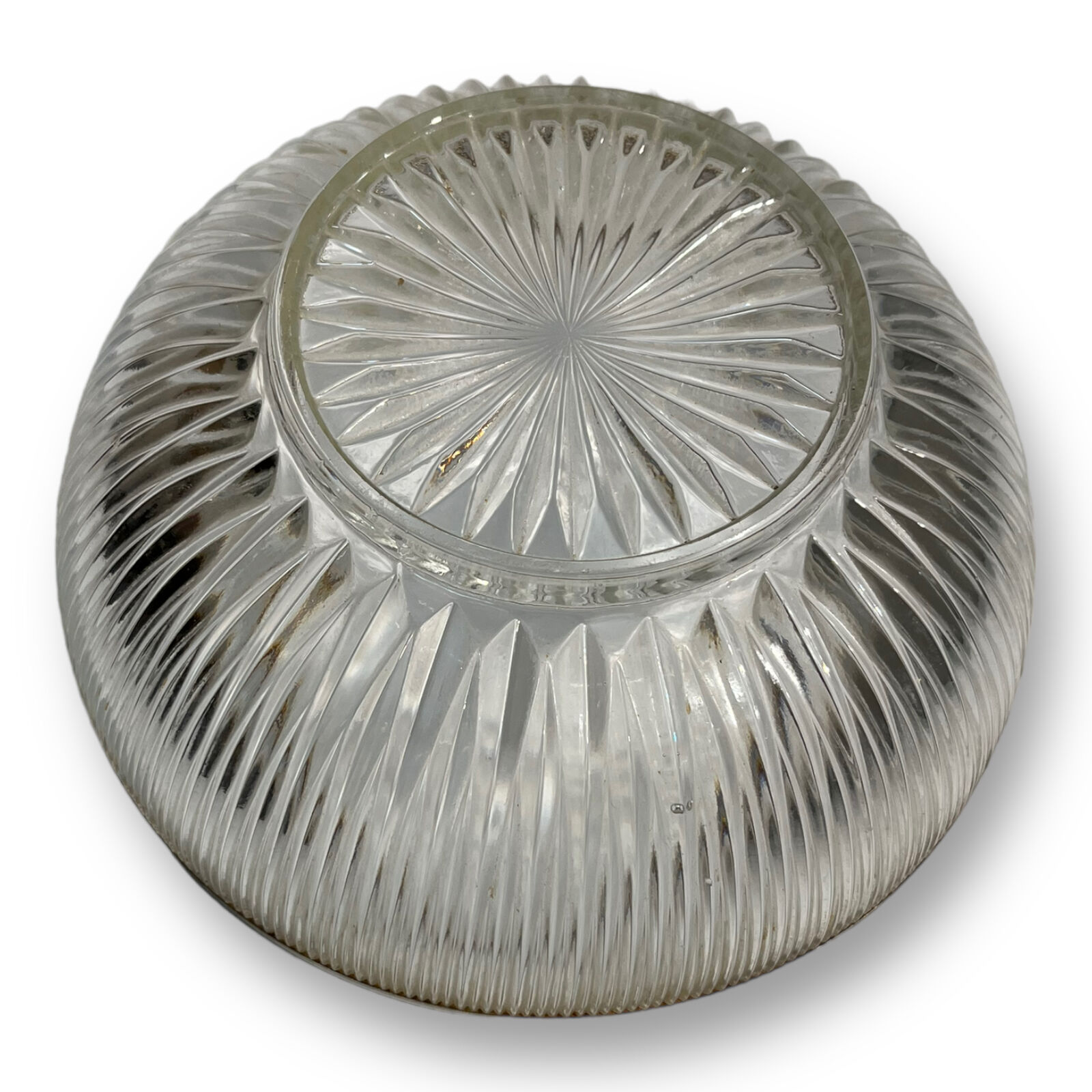 Salad bowl in crystal and solid silver verlys