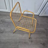 Vintage yellow metal children's chair