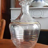 1950s gold rim carafe