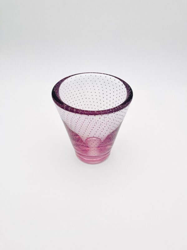 Vase Murano Archimede Seguso Bullicante améthyste 1950