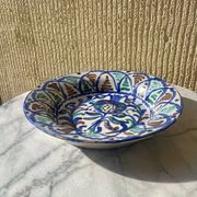 Old large dish in Fajalauza earthenware.