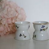 Pair of porcelain egg cups