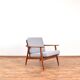 Mid-Century Danish Teak Armchair, 1960s.