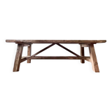 Table de ferme chene ancien tower - 200 cm de long