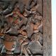 Maurice Sonfack African Tribal Carved Wooden Panel Cameroon