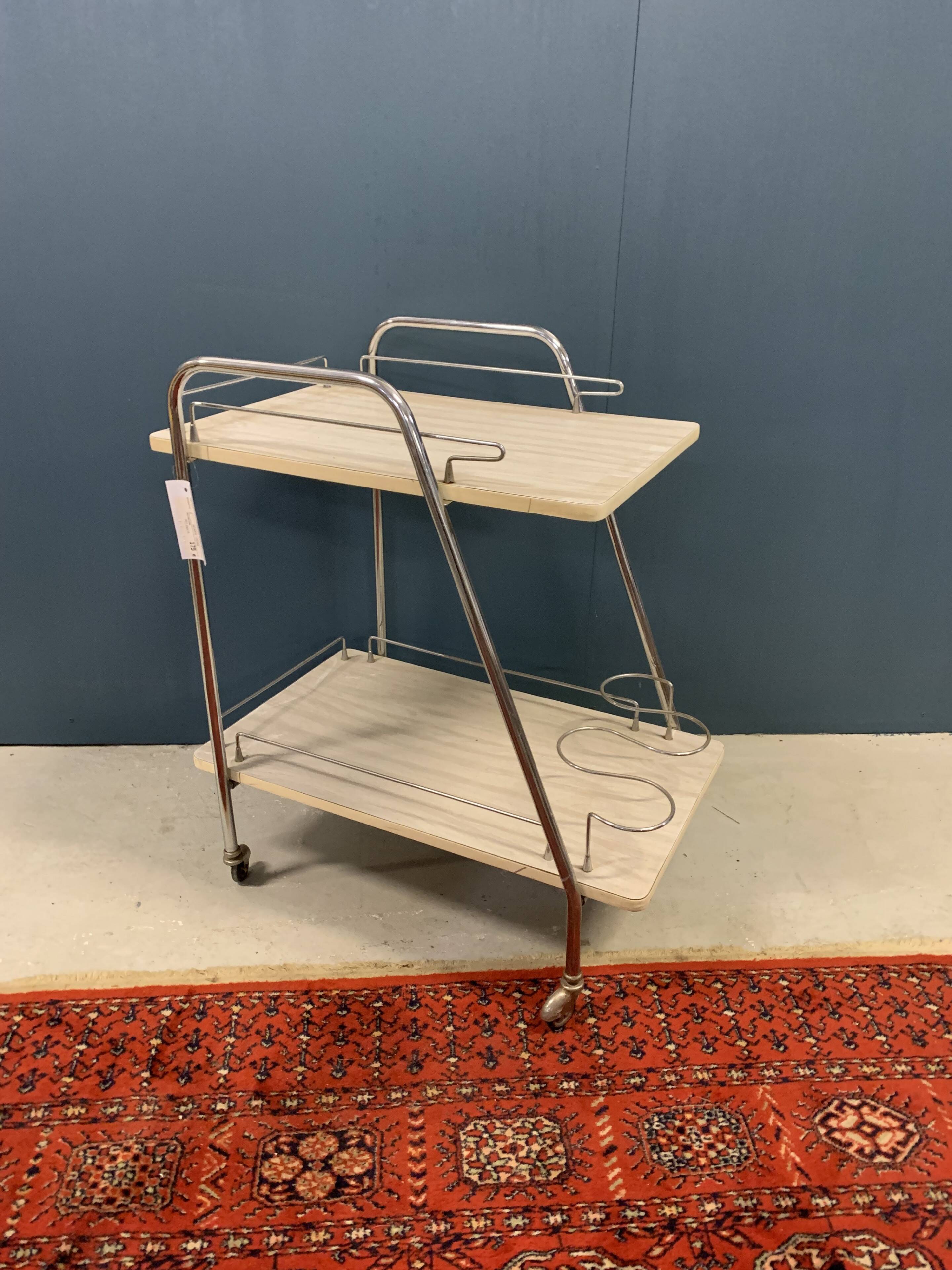 Vintage serving trolley