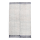 4x7 Blue & White Handmade Wool Turkish Rug, 135x213Cm