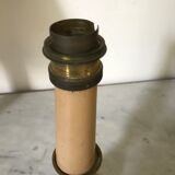 Pair of brass bedside lamps