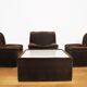 Armchairs Emmetre with Table by Guido Fareschini for Mariani, 1970s, Set of 4