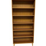 Vintage large teak bookcase Danish design from the 60s