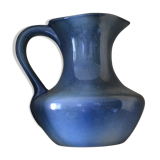 Blue pitcher in artisanal sandstone