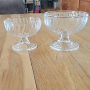 4 transparent glass ice cream bowls - Luminarc