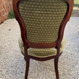 Louis XV style chair in solid mahogany from the 19th century
