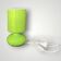 Lampe d'appoint verte Lykta Ikea, années 90