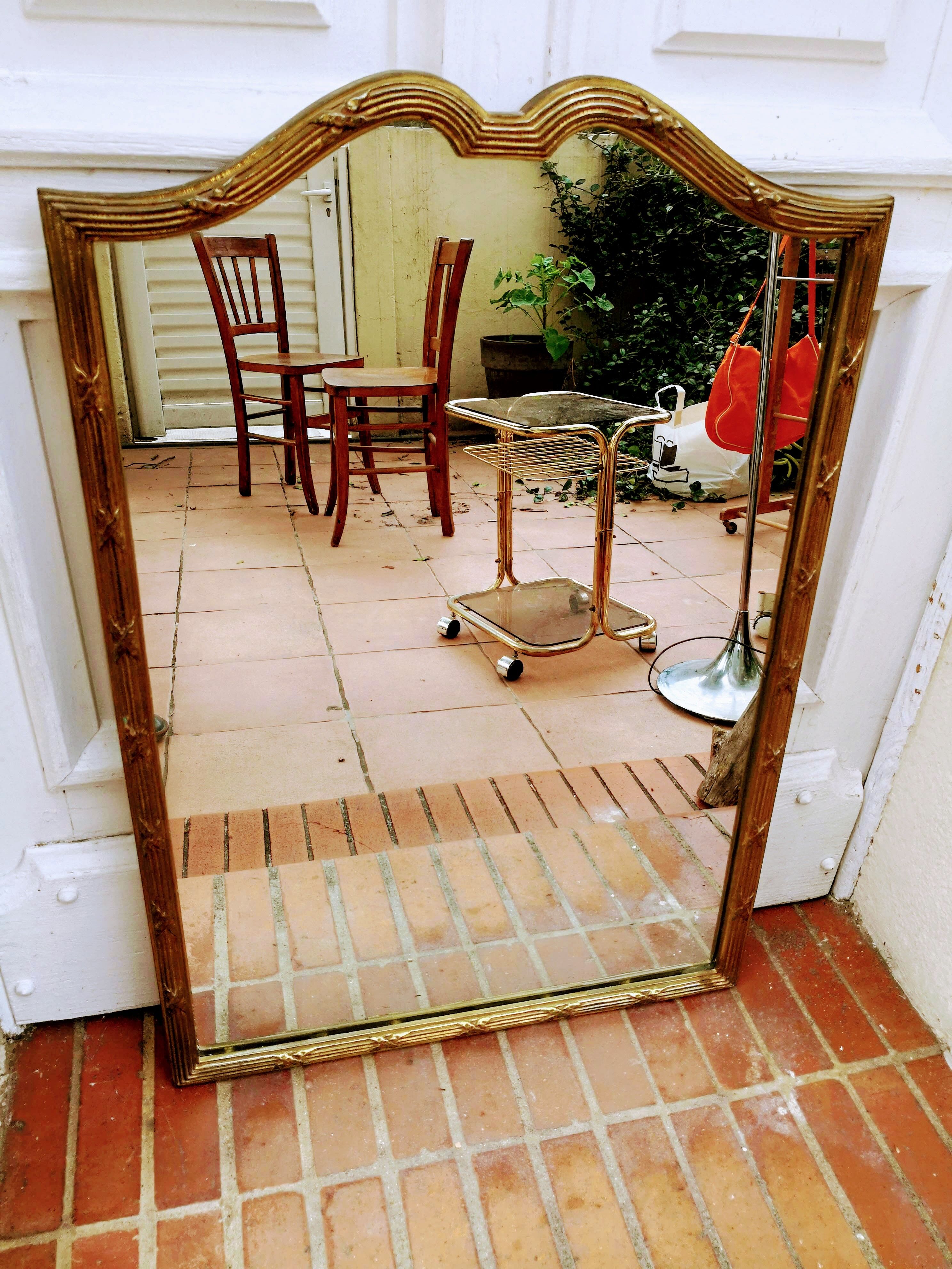 Mirror bronze 51x76cm