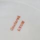 Porcelain dessert plates