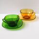 2 Glass Cups