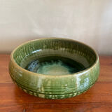 Glazed stoneware salad bowl from the Abbey of Fontgombault.