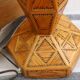 Pied de lampe en bois