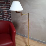 Floor lamp polished brass 60s