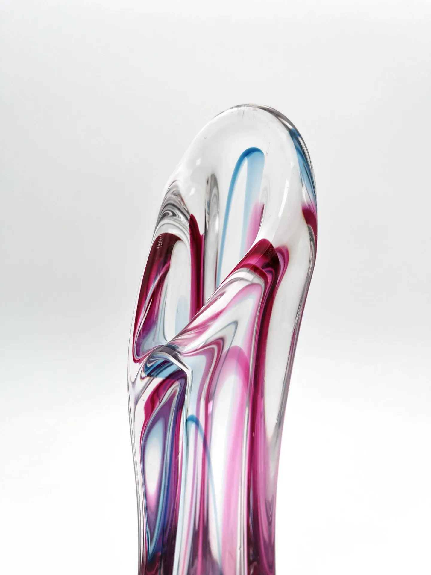 Large Crystal Vase Max Verboeket Kristalunie Maastricht 32cm 1.6kg