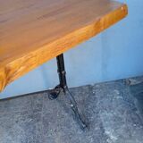 Bistro table with brutalist plane tree top for 4 people.