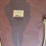 Miroir biseauté et églomisé style baroque vintage