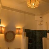 Raffia space suspension 40cm