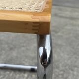 Set of 4 Cesca chairs model B64 with armrests Cesca Marcel breuer design