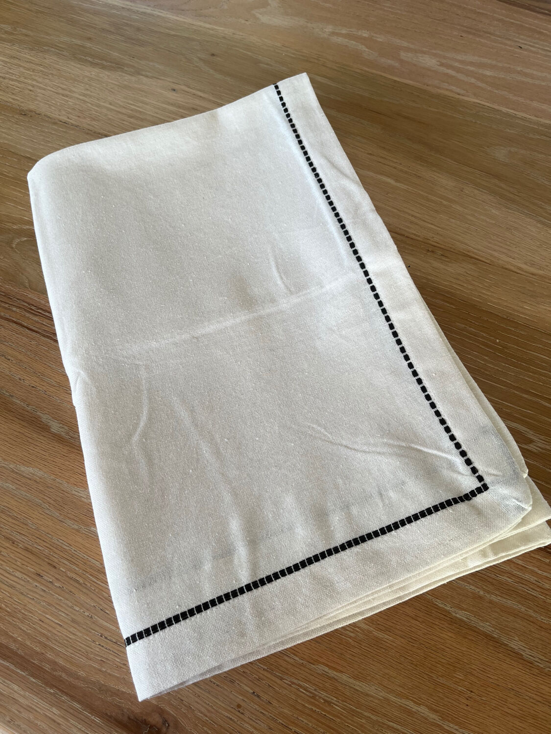 Embroidered cotton tablecloth