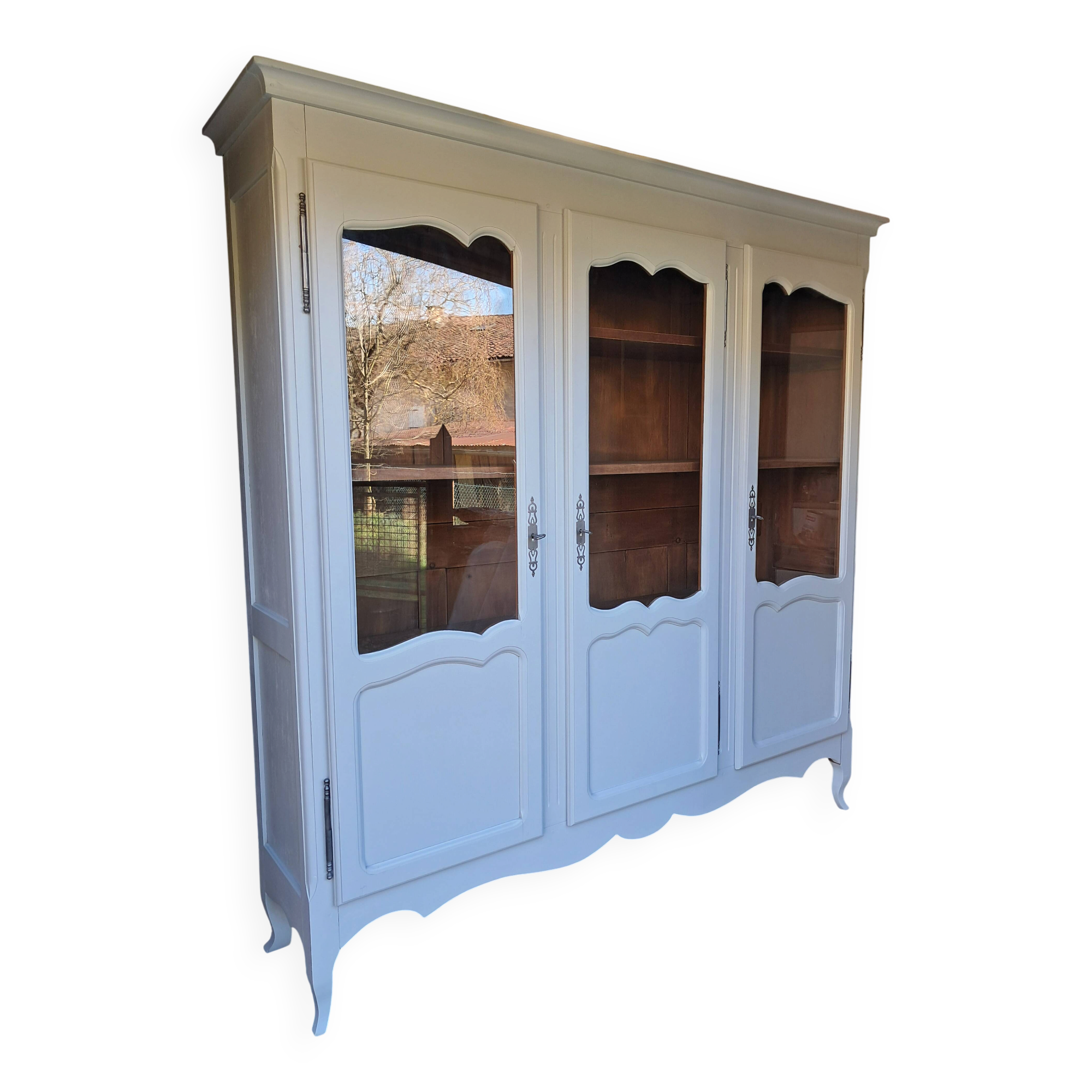 Small renovated beech bookshelf