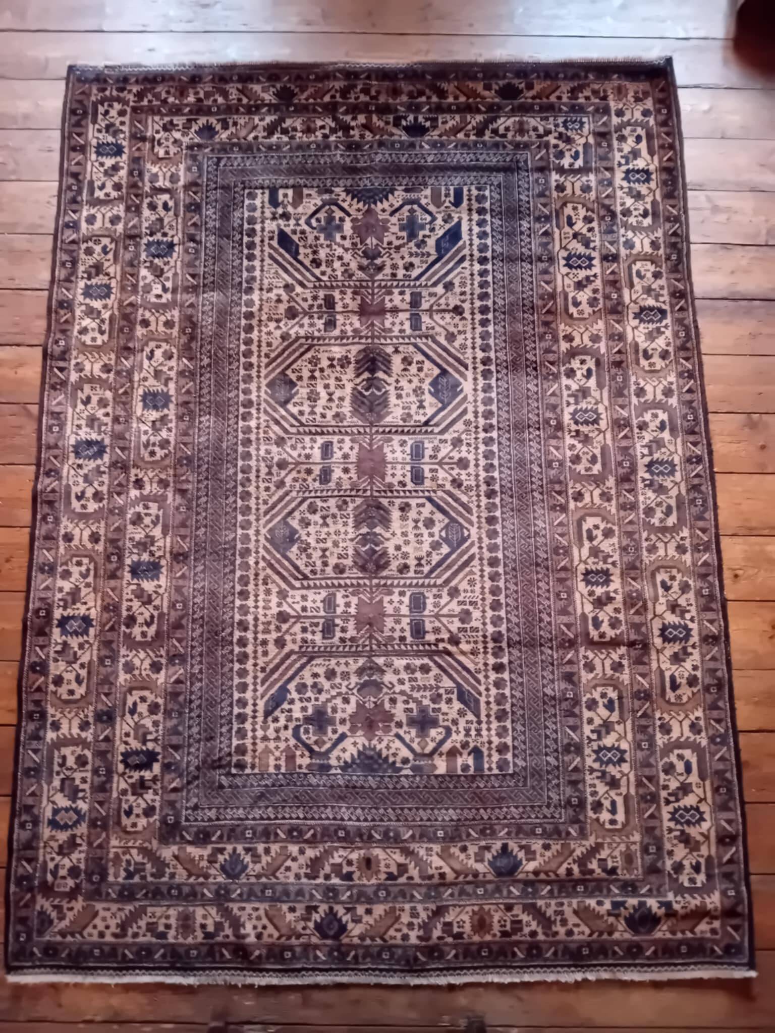Tapis Beloutch Afghan fait main 283x209cm