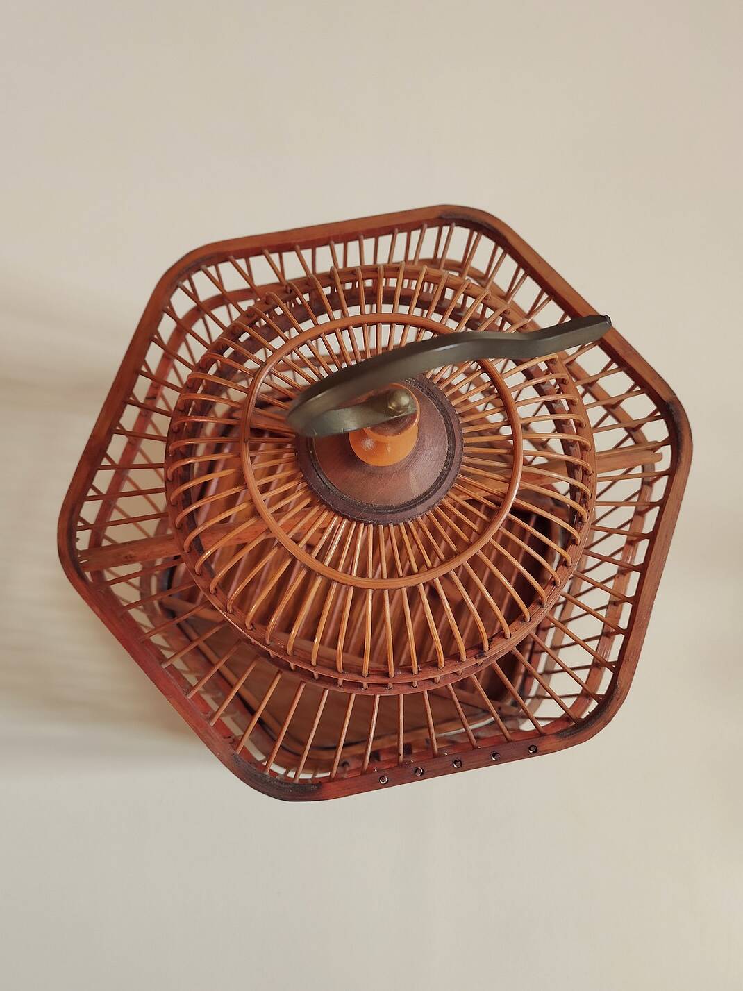 Decorative bamboo bird cage