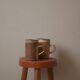 Handmade ceramic mugs handmade pottery decoration Scandinavian countryside artisanal tea