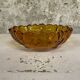 Large vintage amber glass bowl – 28 cm