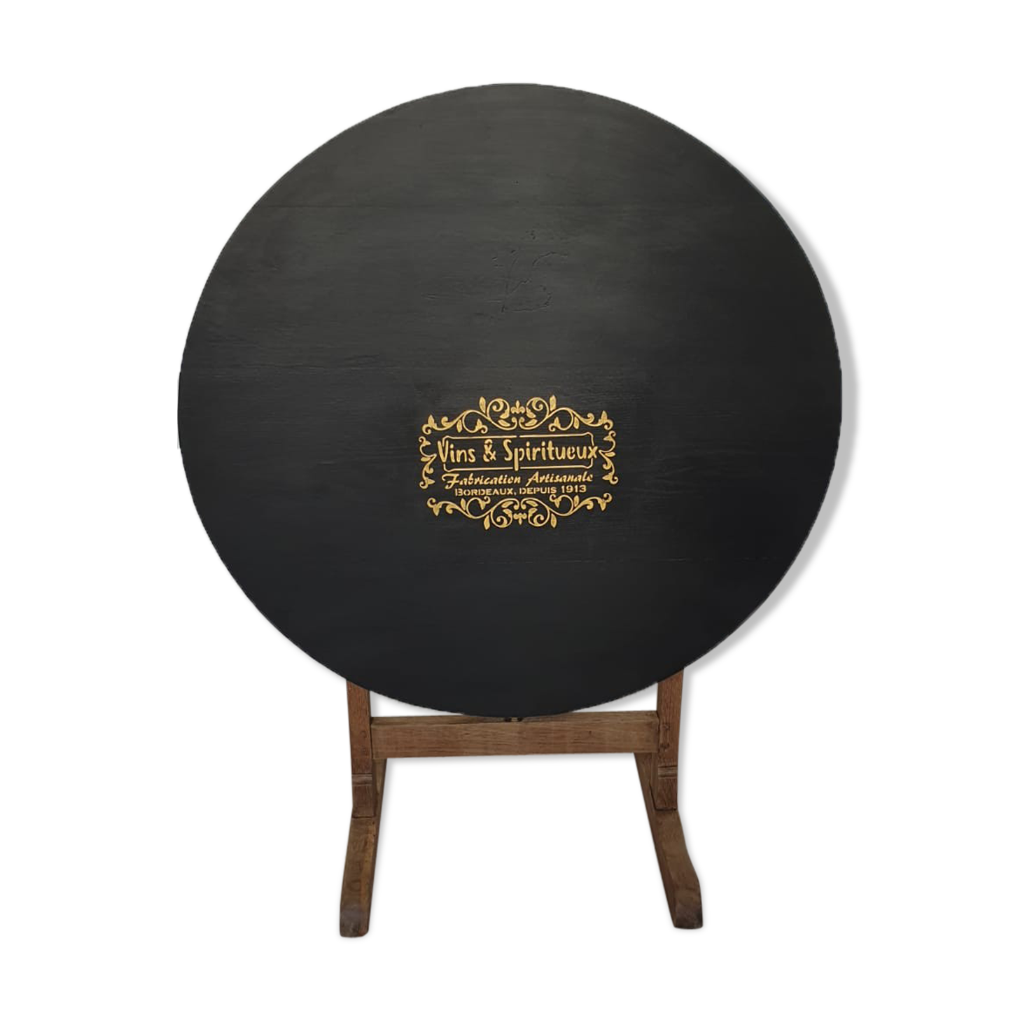 Oak winemaker's table