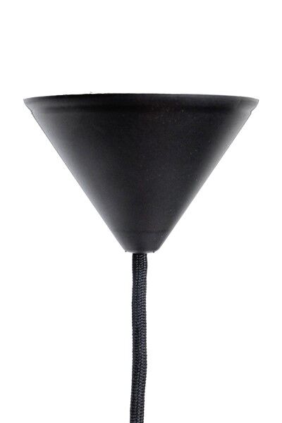 Mid-century brass pendant lamp / 1960s / Danish modern design / black