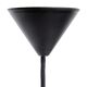 Mid-century brass pendant lamp / 1960s / Danish modern design / black