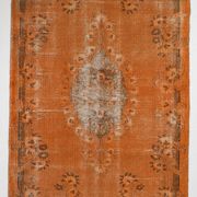 Orange wool turkish rug 299x178cm