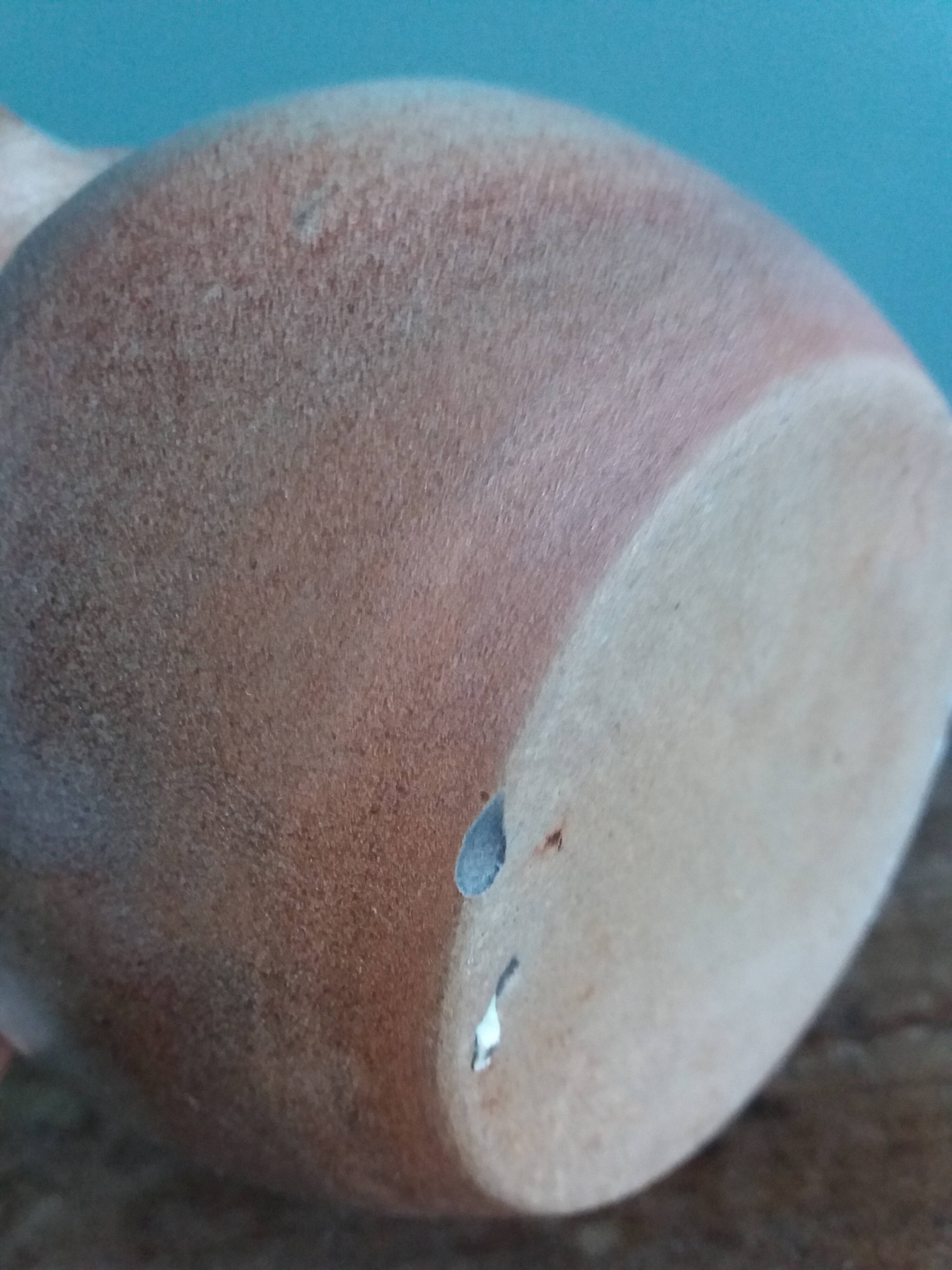 Stoneware ice bucket signed