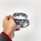 4 Villeroy and Boch cups and saucers