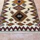 Handmade Berber rug: Moroccan wall decoration (190 cm x 108 cm)