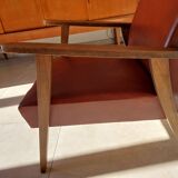 fauteuil bas, style scandinave