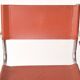 Pair of armchairs in brown saddle leather