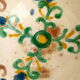 Xxl bowl with mediterranean motifs