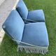 Paire de chauffeuses basses
