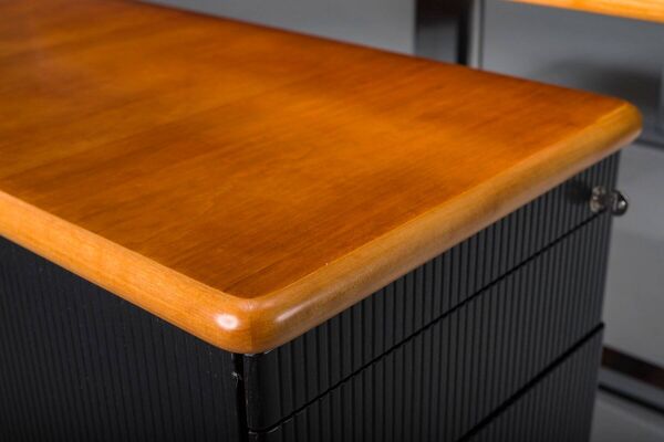 Ensemble de bureau de direction de Walter Knoll / Wilhelm Knoll, Allemagne, années 1970, ensemble de 3