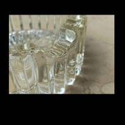 Cendrier en verre taillé des années 1960