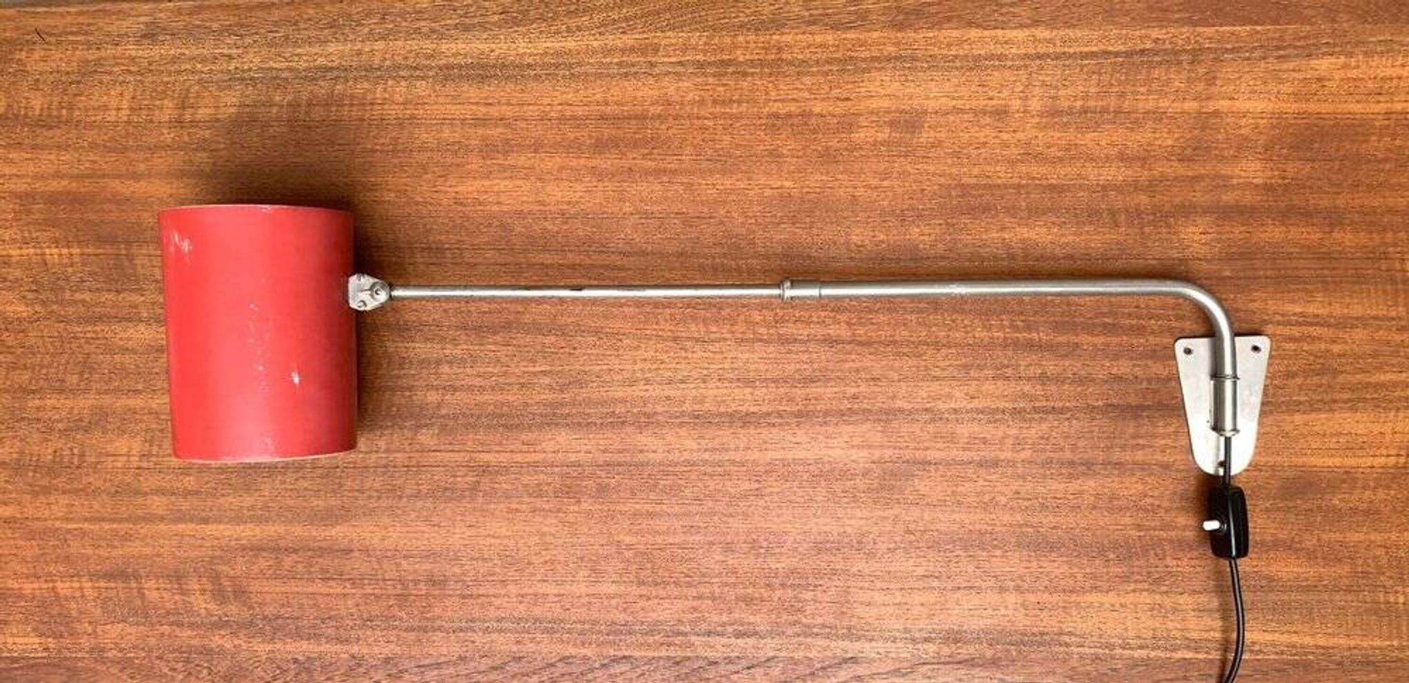 German minimalist wall lamp from the mid-century by Hala, 1960s.