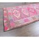 Turkish Oushak handmade runner 80x444